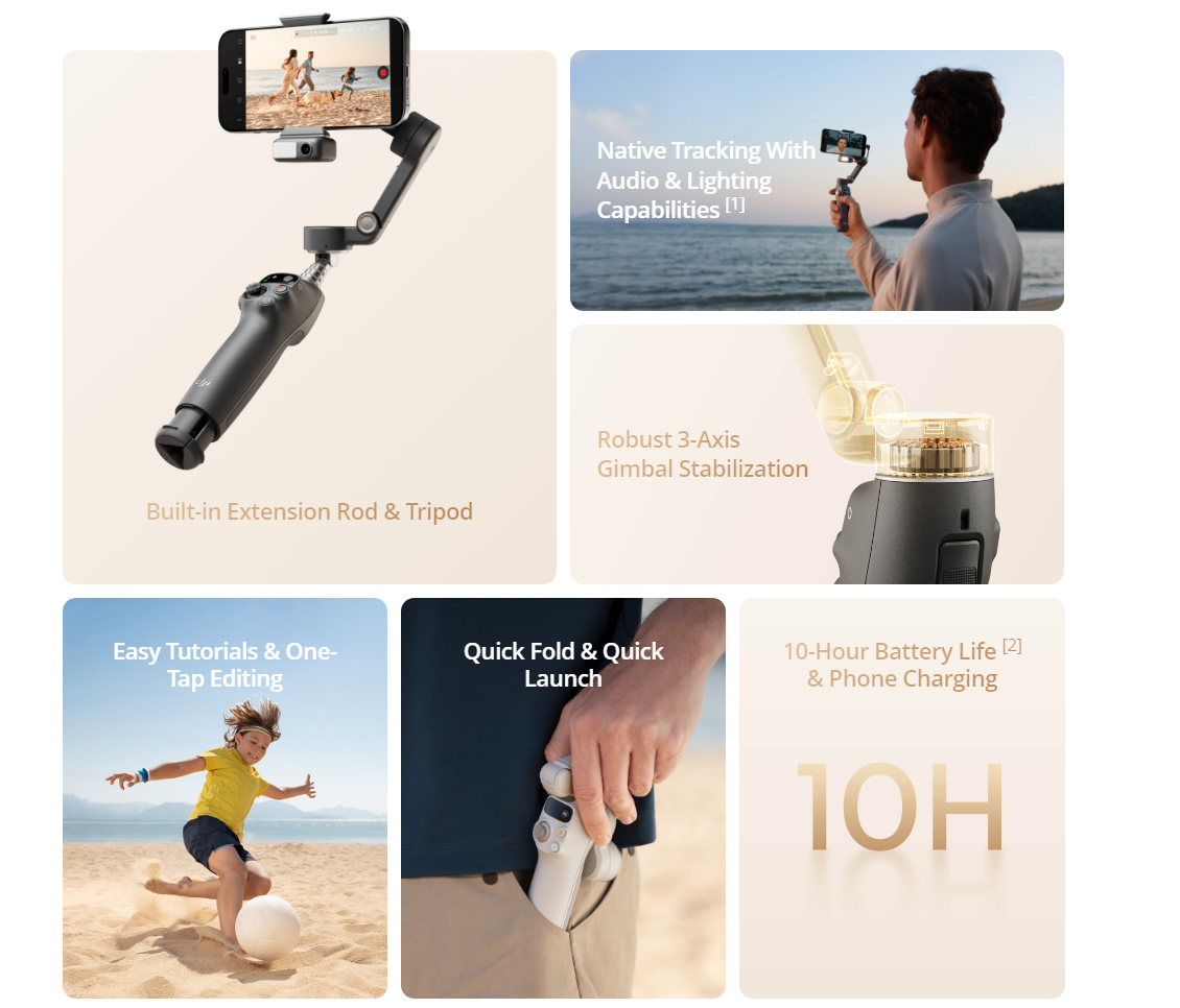 DJI Osmo Mobile 7P - DJI Osmo Mobile 7 - DJI Romania - Produse DJI
